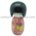 Vivid Wood Kokeshi Doll recuerdos de la venta caliente